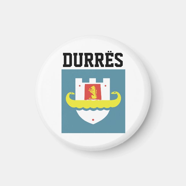 Aimant Sceau de Durrës, Albanie (Devant)