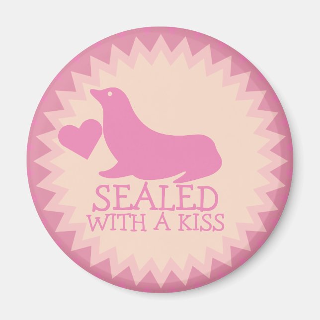 Aimant Scellé Avec Un Baiser (Devant)