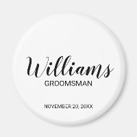 Scénario moderne - Groomsman personnalisé