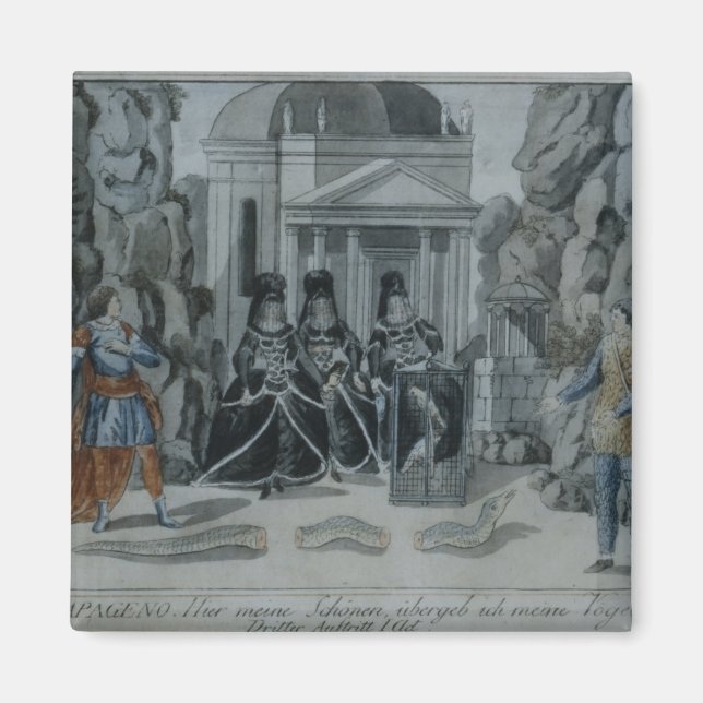 Aimant Scène de "La Flûte Magique" (Devant)