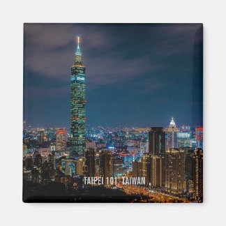 Aimant Scène de nuit de Taipei 101, Taïwan