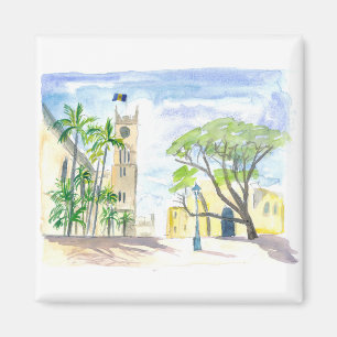 Aimant Scène de rue à Bridgetown Barbade