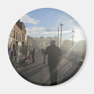 Aimant Scène de rue de musée du Pays Noir