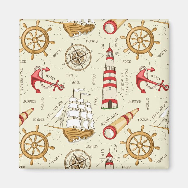 Aimant Scène Océanique (Devant)