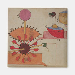 Aimant Schéma d'un système de pompage de l'eau dans un