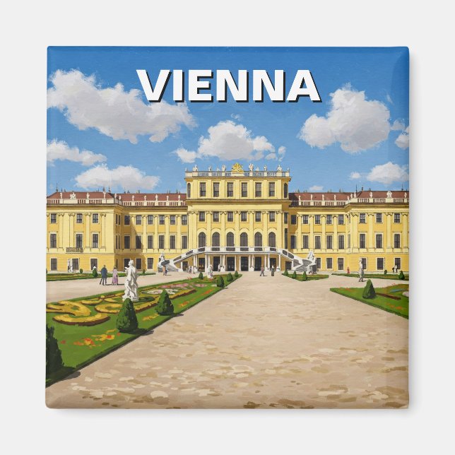 Aimant Schönbrunn Palace Vienne Autriche Voyage (Devant)