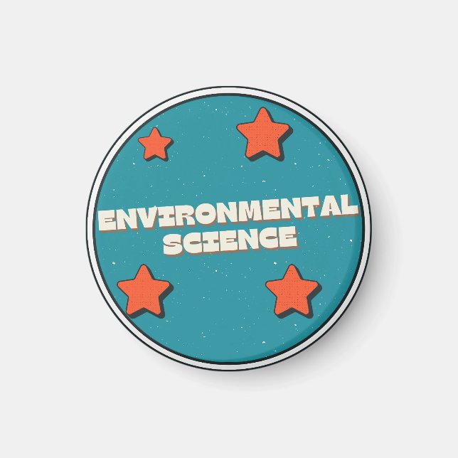 Aimant science de l'environnement (Devant)