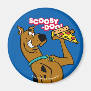 Aimant Scooby Doo Avec Pizza Slice