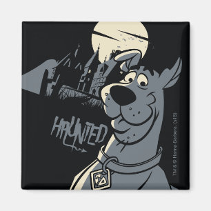 Aimant Scooby-Doo Noir Haunted Mansion Graphisme