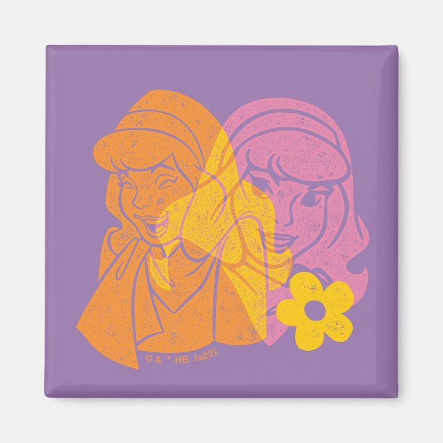 Aimant Scooby-Doo | Portrait des fleurs daphné (Devant)