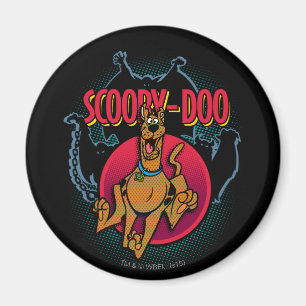 Aimant Scooby-Doo Running From Ghosts Graphic
