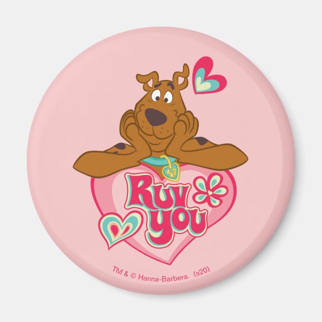 Aimant Scooby-Doo - Ruv You (Devant)