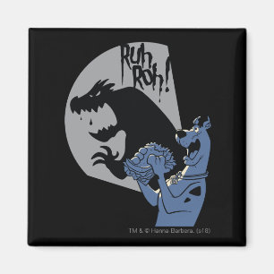 Aimant Scooby-Doo Snack de minuit "Ruh Roh !"