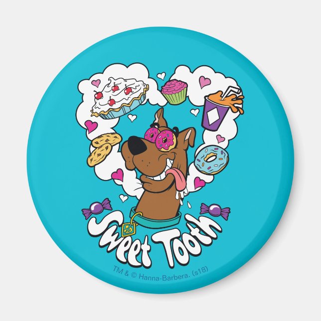 Aimant Scooby-Doo "Sweet Tooth" (Devant)