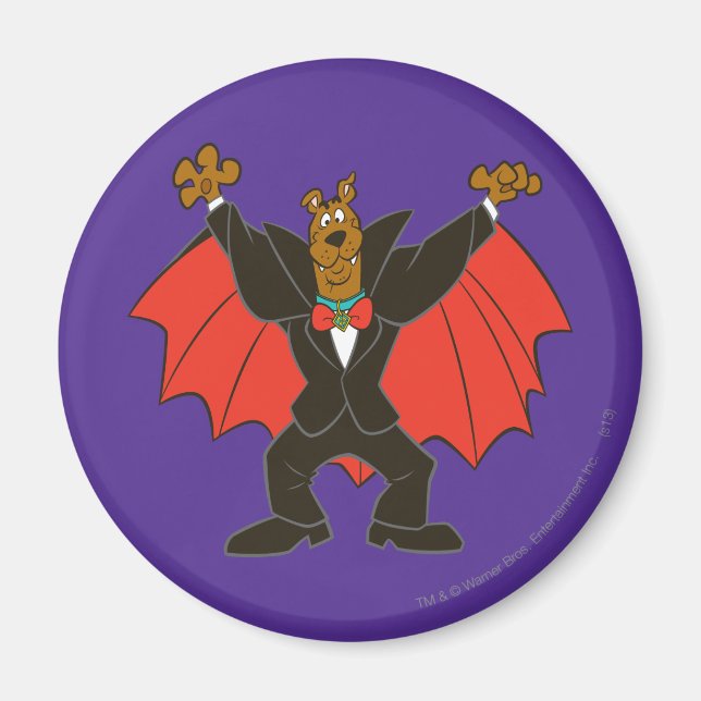 Aimant Scooby Dracula (Devant)
