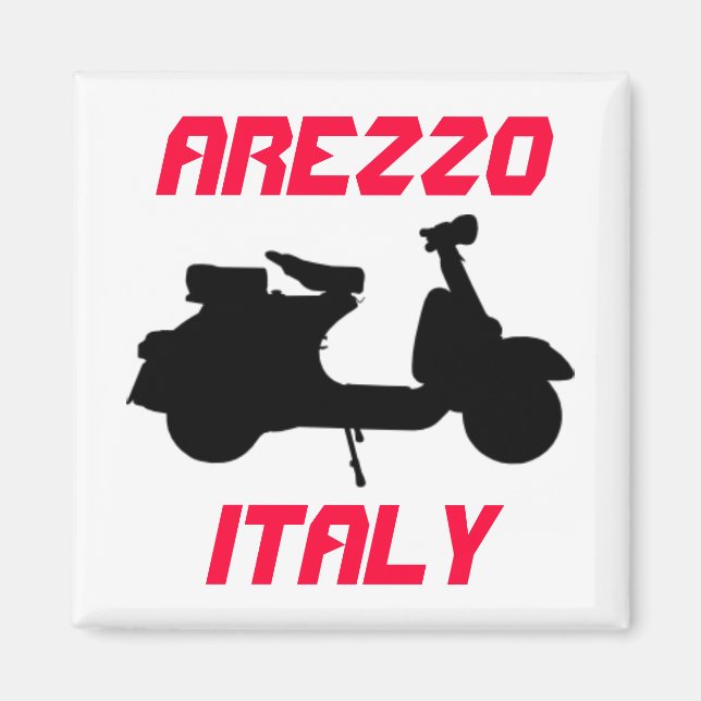 Aimant Scooter, Arezzo, Italie (Devant)