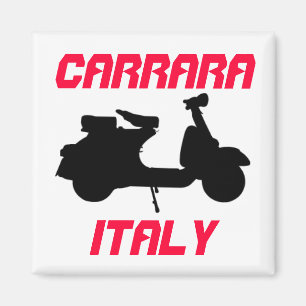 Aimant Scooter, Carrara, Italie