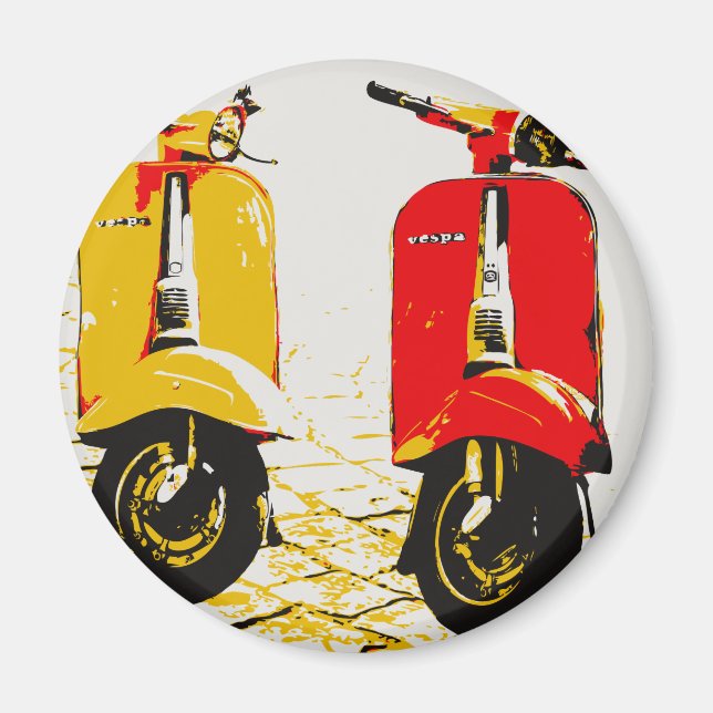 Aimant Scooter classique (Devant)