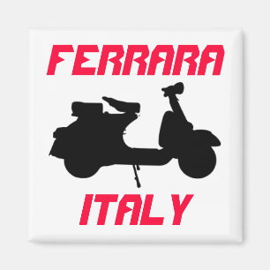Aimant Scooter, Ferrare, Italie