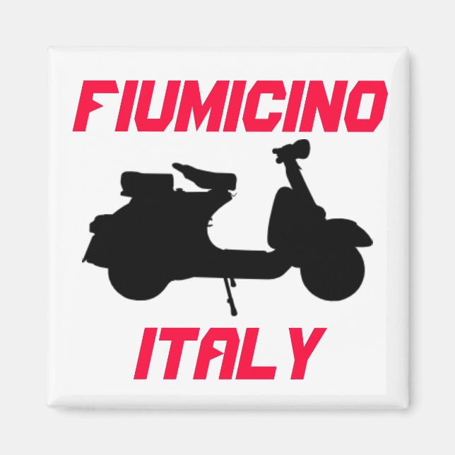 Aimant Scooter, Fiumicino, Italie (Devant)
