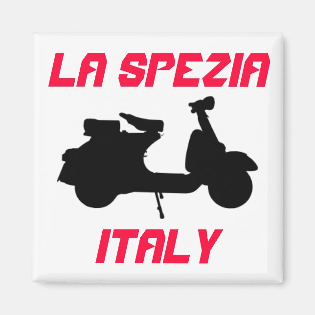 Aimant Scooter, La Spezia, Italie (Devant)