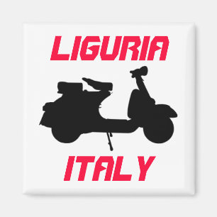 Aimant Scooter, Ligurie, Italie