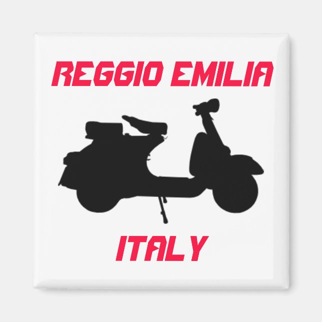 Aimant Scooter, Reggio Emilia, Italie (Devant)