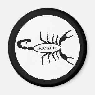 Aimant Scorpio noir Scorpion étoile