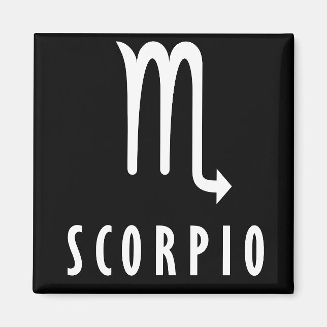 Aimant Scorpio signe zodiaque (Devant)