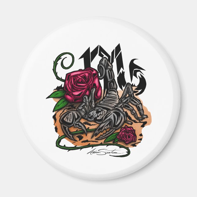 Aimant Scorpio - Zodiac (Devant)