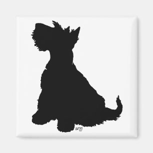 Aimant Scottie Chien Assis