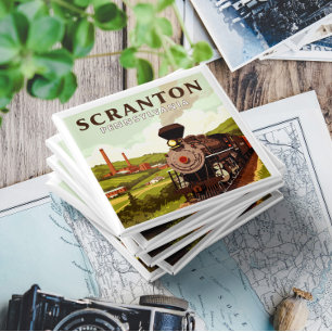 Aimant Scranton Pennsylvanie vintage