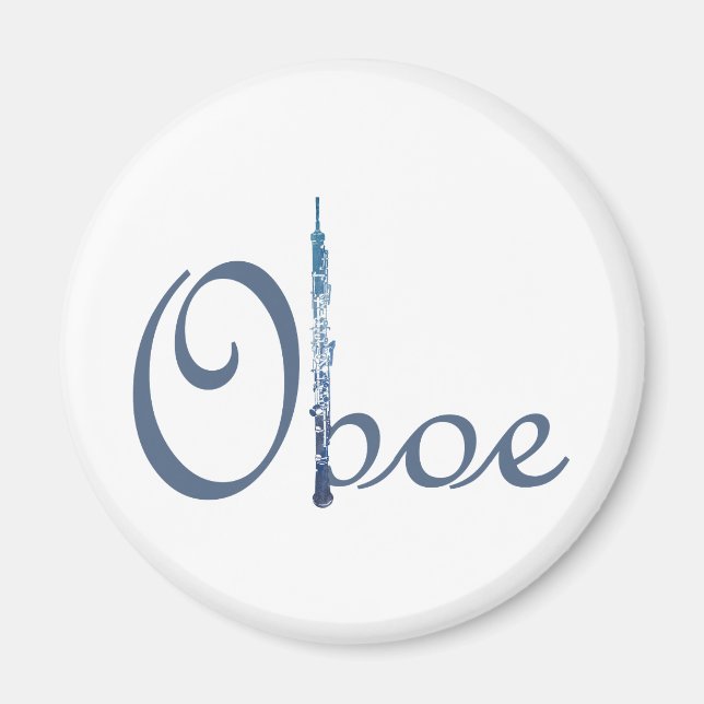 Aimant Script Oboe (Devant)