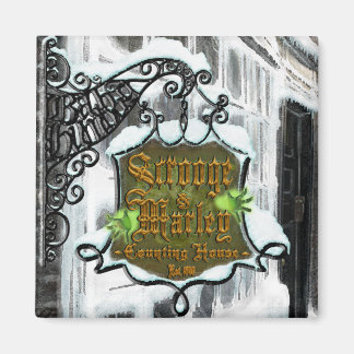 Aimant Scrooge&MarleySignScene carré