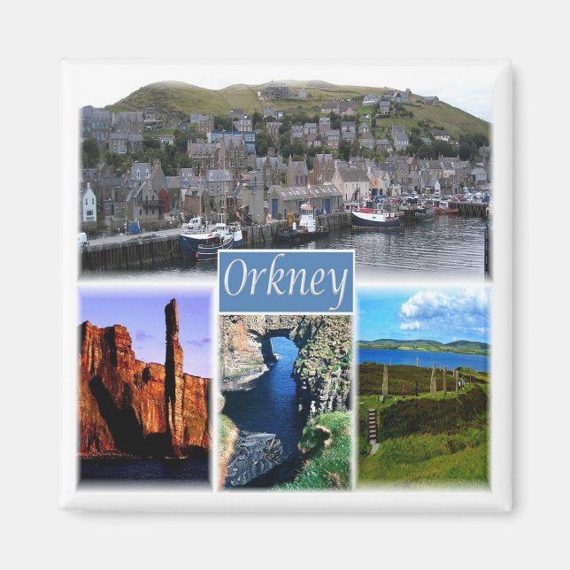 Aimant SCT013 ORKNEYS The Orkney Islands Scotland, Fridge (Devant)