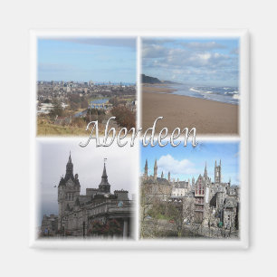 Aimant SCT016 ABERDEEN, Ecosse, Réfrigérateur