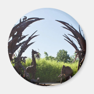 Aimant Sculpture en zoo de Saint Louis