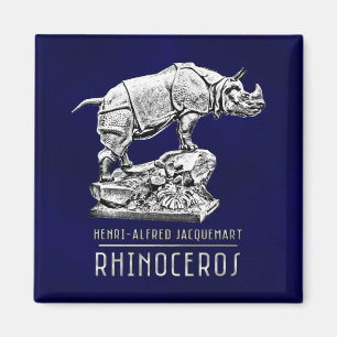 Aimant Sculpture "Rhinoceros". Musée d'Orsay. Paris.
