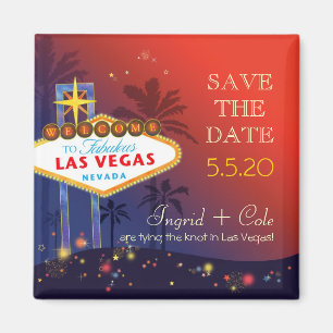 Aimant Se faire piquer à Las Vegas Marier Sauver la date