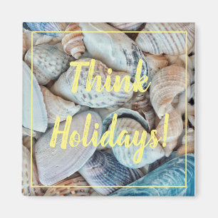 Aimant Sea Ocean Beach Vibes Pensez Vacances Coques Magne