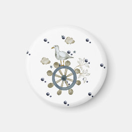 Aimant Seagull Frappe Un Voyage