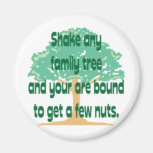 Aimant Secouer n'importe quel arbre généalogique (Devant)