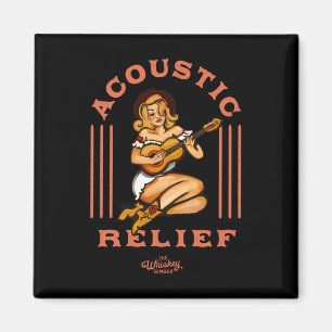 Aimant Secours Acoustique Cute Tropical Guitare Musique T