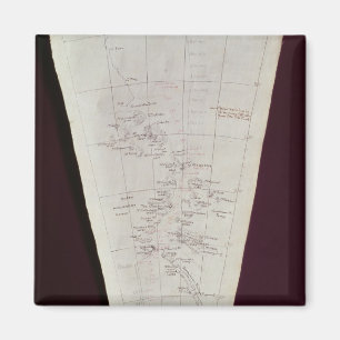 Aimant Section de carte d'île de Ross à Pôle du sud
