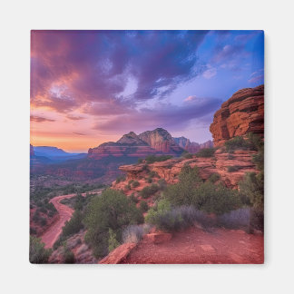 Aimant Sedona Arizona Red Rocks Nature Beau coucher de so