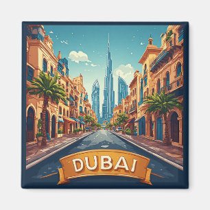 Aimant 🧲 Séjour à Dubaï Cadeau Souvenir 🌇