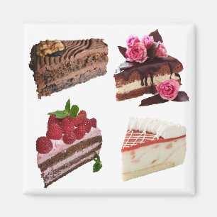 Aimant Sélection de desserts pour amateurs de gâteaux mig