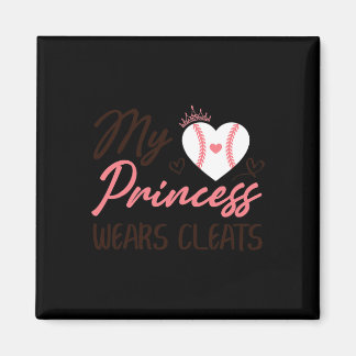 Aimant Sell Mom Dad My Princess Wears Cleats 