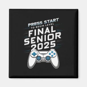 Aimant Senior 2025 Promotion 2025 Joueur Jeux Vidéo