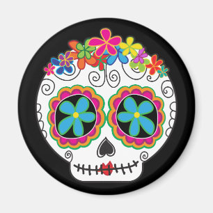 Aimant Señorita Calavera Jour du crâne de sucre mort